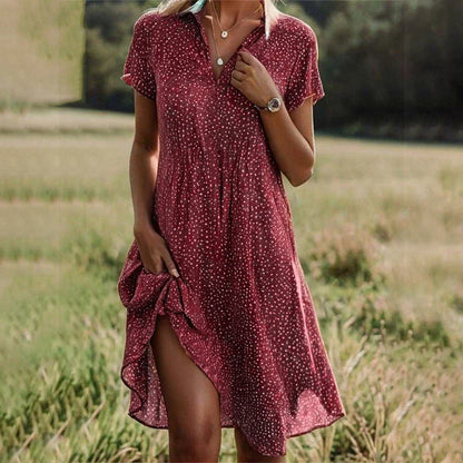 2025 Korean Boho Slim Fit Long Dress – Vacation Beach Sundress